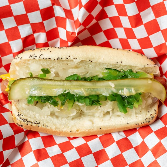 Mel's Special Hot Dog.